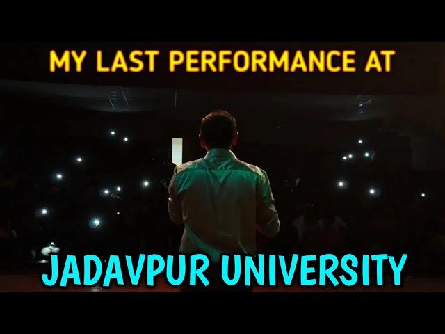 Performing Moho at Jadavpur University Freshers'