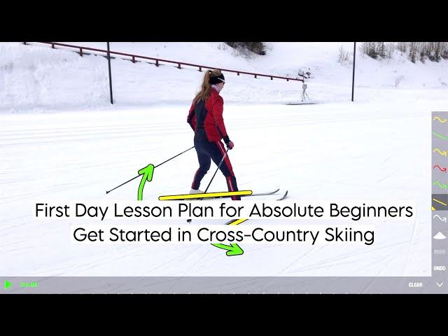 Beginner Cross Country Ski Lesson