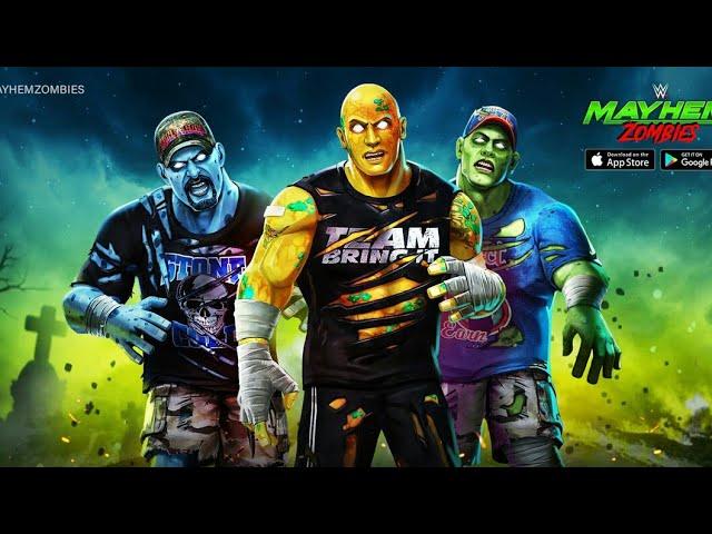 WWE Mayhem Gameplay of The New 5 Star Zombie Superstars | The Rock , John Cena , Steve Austin | VTG