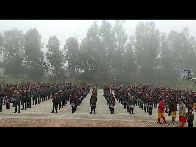 Anger free exercise by KV no 1 Roorkee students