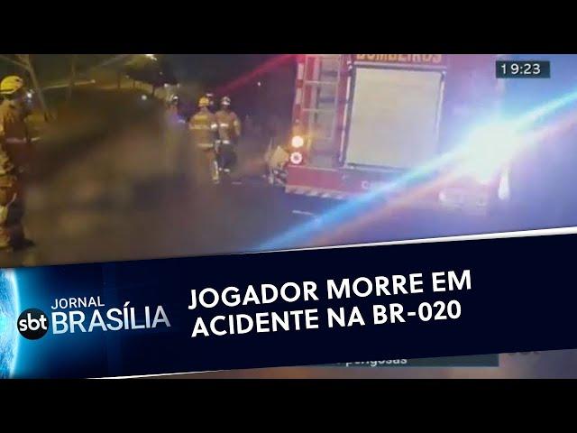 Jogador morre em acidente na BR-020 | Jornal SBT Brasília 15/10/2019