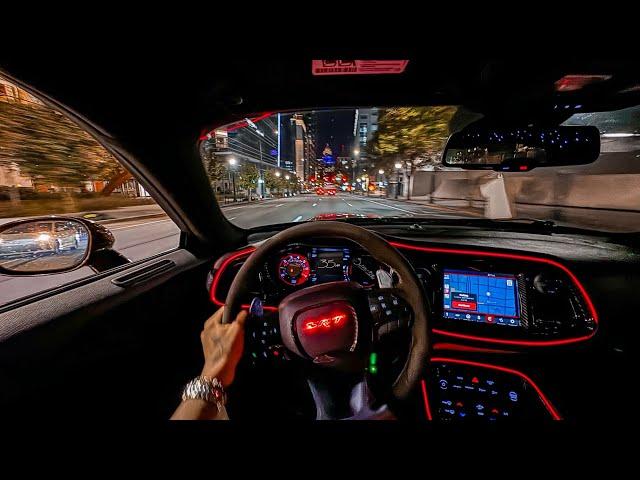 LATE NIGHT HELLCAT REDEYE DRIVE POV ‍⬛