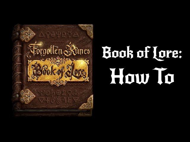 Writing in the Book of Lore: A How-to