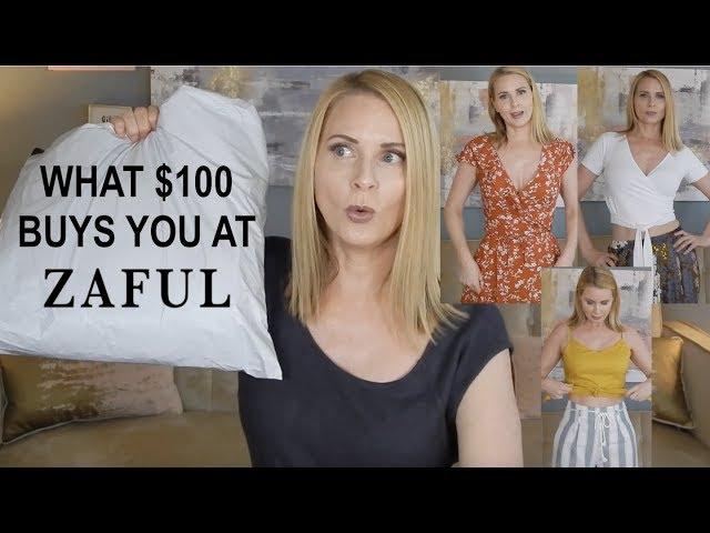 WHAT $100 BUYS YOU AT ZAFUL | CLOTHING HAUL & TRY ON | skip2mylou