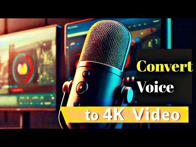 Convert Voice Into High Quality 4K Video in 1 CLICK | NextGen AI