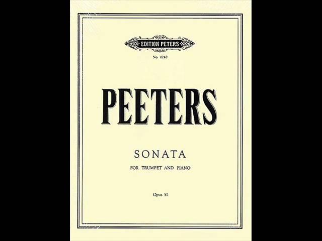 Flor Peeters Sonata for Trumpet Movement 3