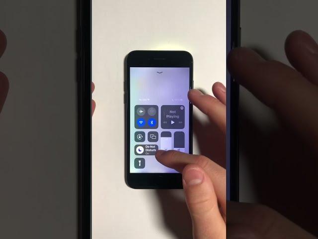 How To Add Flashlight To Control Center #Shorts