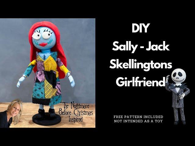 DIY A Sally Skeleton Nightmare Before Christmas Caricature