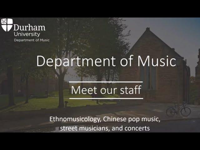 Music at Durham University | Meet our staff | Samuel Horlor