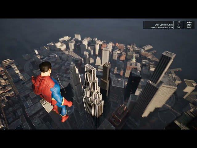 Awesome Superman Unreal Engine 5 Demo