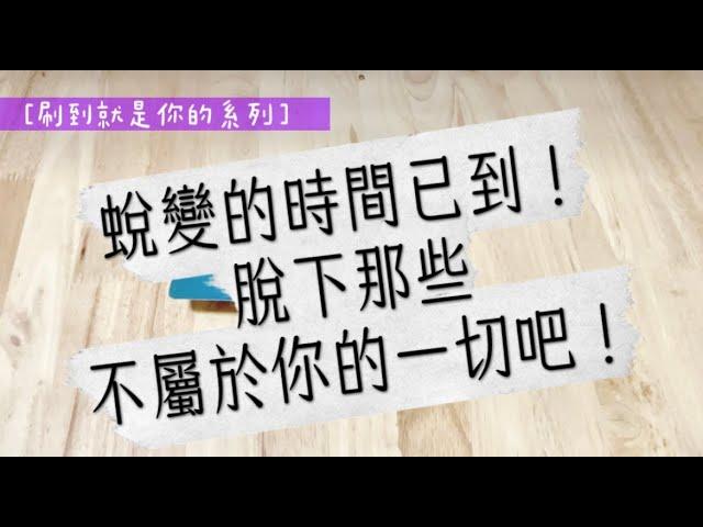 [刷到就是你的系列] #56 蛻變的時間已到 脫下那些不屬於你的一切吧！（小短占：不限對象、不限時間） 宇宙/天使傳訊