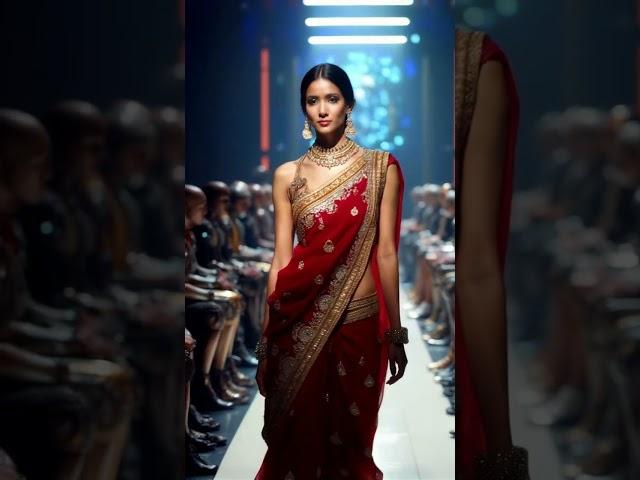 Robotic Fashion Show: Indian Tradition Meets Technology  | Robots as Judges #fashionshow #robots