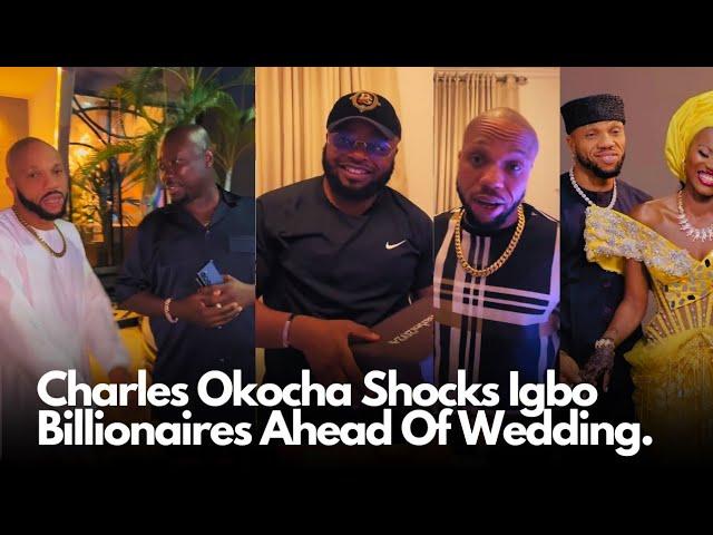 Charles Okocha Shocks Igbo Billionaires, Obi Cubana, Ifeanyi Odii, Ahead Of Wedding With His Wife.