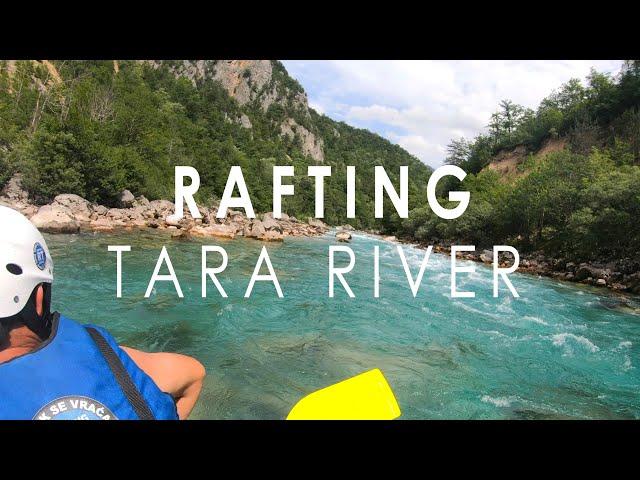 Rafting on river Tara | Serbia and Montenegro | first person POV in 4K