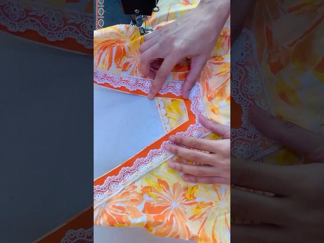 Trending v neck design cutting and stitching | neck design with lace cutting and stitching