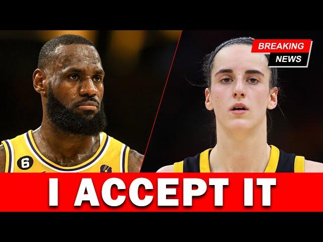 2 MINUTES AGO: LeBron James ACCEPTED Caitlin Clark THE WNBA G.O.A.T