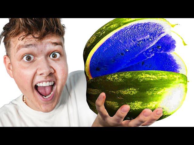 Ich teste SELTENE FRÜCHTE! (blaue Wassermelone) 