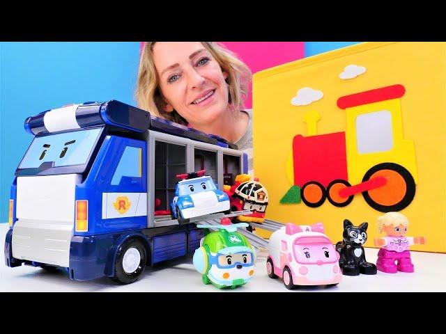 Spielspaß mit Nicole und Robocar Poli - 4 Folgen am Stück - Tolle Spielzeugautos