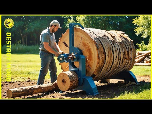 20 Fastest Automatic Firewood Processing Machine | World's Fastest Wood Cutting Chainsaw #4