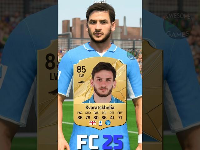  KHVICHA KVARATSKHELIA fifa evolution (23-25) #eafc25 #fc25 #fifa #kvaratskhelia #napoli