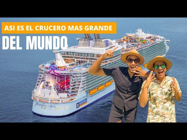 Viajando en el Harmony ️ of the Seas el crucero mas grande del mundo  de Rotal Caribbean 