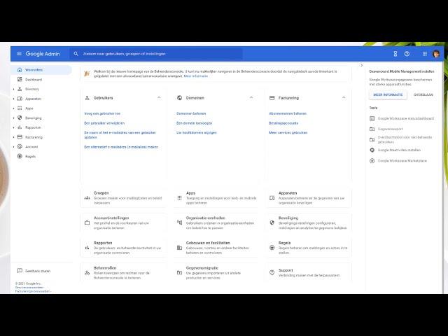 Inloggen bij bestaand Google account - Google Workspace (admin guide)
