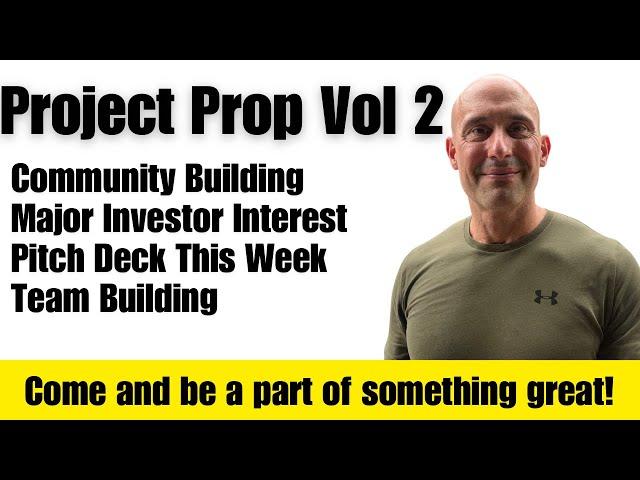 Project Prop Volume 2 - Building A Prop Firm From Scratch- What a Reception! -