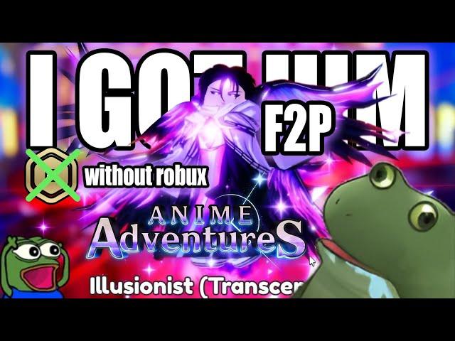 Finally I Got Aizen (Transcended) In Anime Adventure as F2P Player