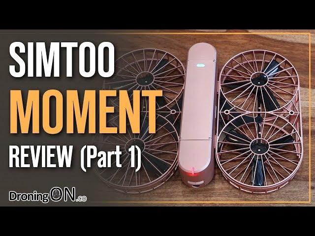 DroningON | SimToo Moment Drone Review (Part 1) - Unboxing, App & Indoor Flight