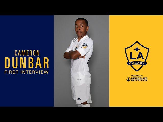 FIRST INTERVIEW: LA Galaxy sign academy product Cameron Dunbar