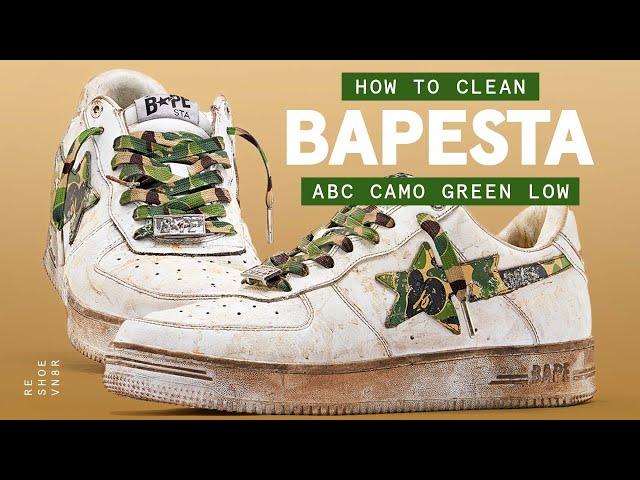 How To Clean A Bathing Ape Bapsta Green Camo