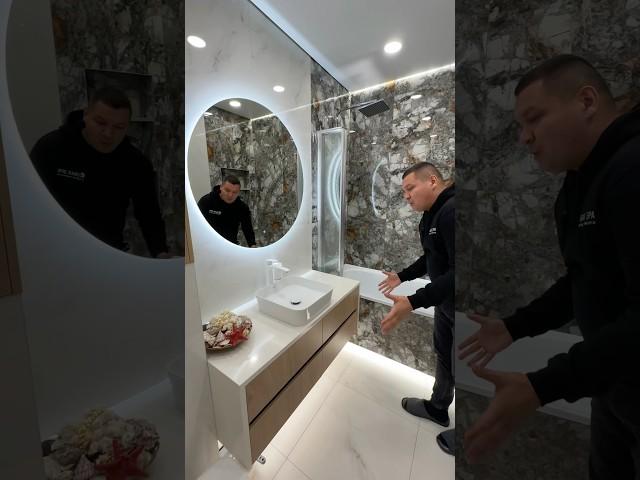 ШИКАРНЫЙ САНУЗЕЛ #дизайнинтерьера #ремонт #санузел #йошкарола #интерьер #ремонтквартир