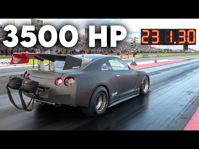 3500 HP Nissan GTR Runs INSANE 6s 1/4 Mile At TX2K24 Finals!