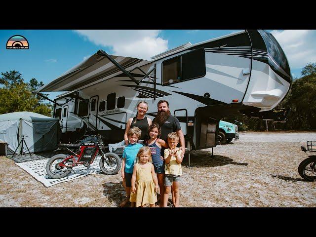 Family of 6 in Updated 45 Ft. RV w/ HUGE Kids' Bunk Room