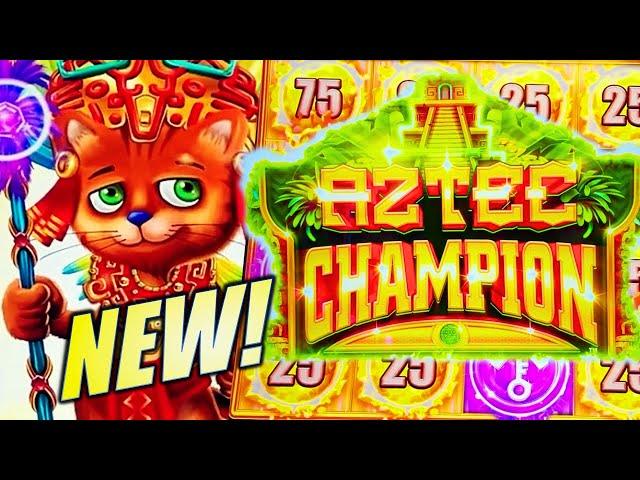 NEW SLOT! I’M SO CONFUSED!  AZTEC CHAMPION & EGYPTIAN CHAMPION Slot Machine (AGS)