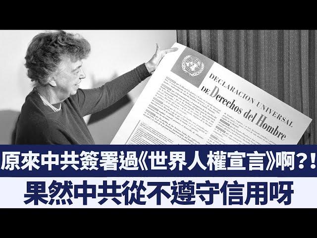 《世界人權宣言》也是歷史文件？美國再批中共侵犯人權｜新唐人亞太電視｜20191211