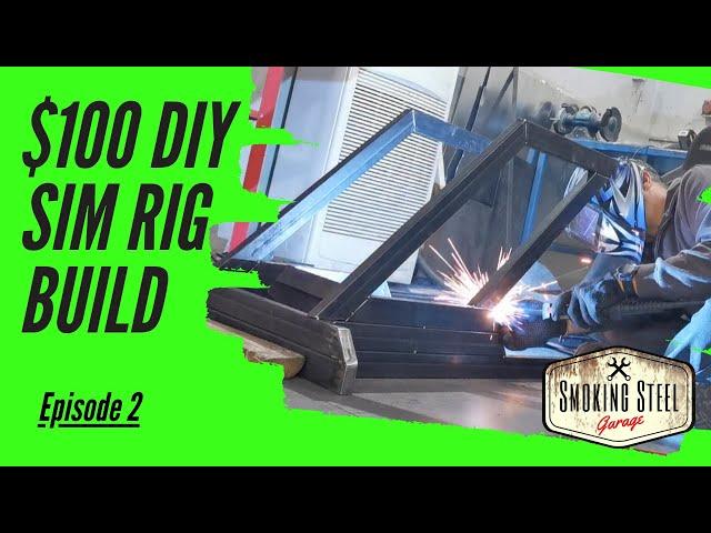 DIY SIM RACING RIG BUILD UNDER $100! Part 2,