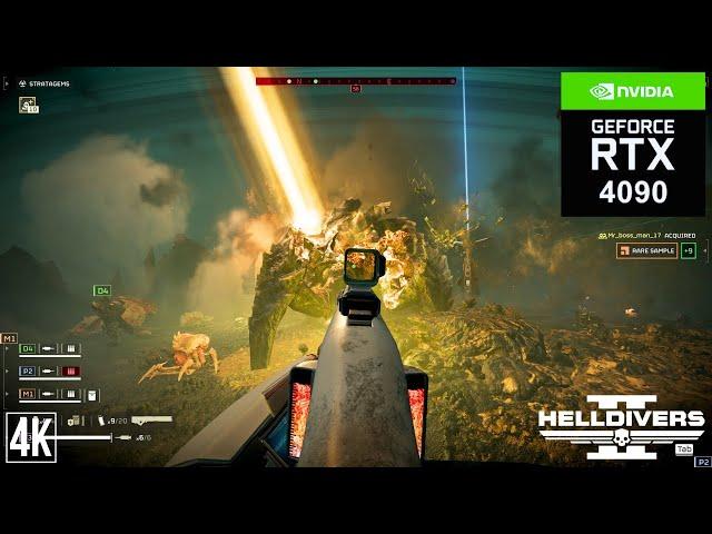 HELLDIVERS 2: Impossible Difficulty on RTX 4090 24GB (4K Maximum Graphics)