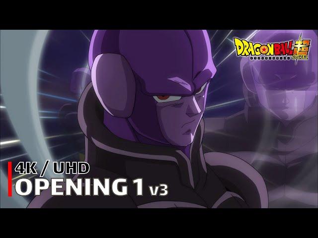 Dragon Ball Super - Opening 1 v3 (ChouzetsuDynamic!) | 4K UHD Creditless | Subtitles