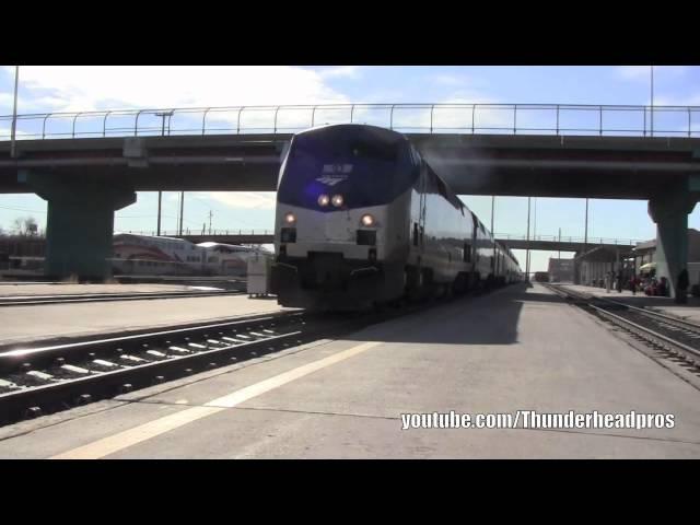 [HD] Amtrak's Southwest Chief arrival and operations- Albuquerque, NM