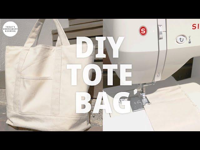 diy tote bag, sewing tutorials for beginners youtube, How to sew a tote bag with lining(2023)