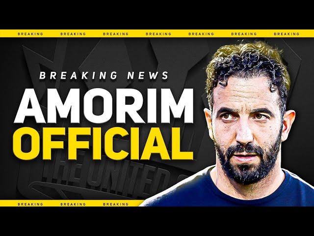 OFFICIAL! Ruben Amorin Manchester United Manager