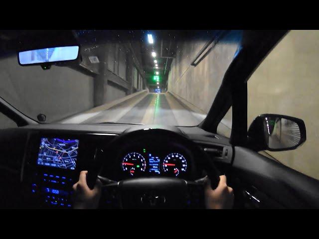 【Test Drive】2020 TOYOTA ALPHARD S "Type Gold" 2.5L Gasoline 4WD - POV Night Drive