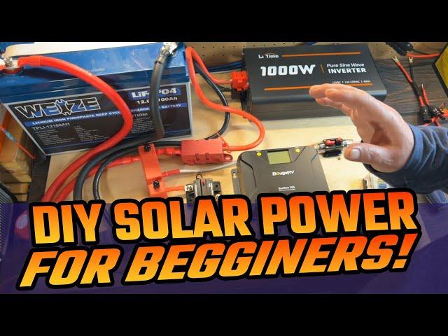 Build Your Own DIY Solar Power System - Step by Step Guide