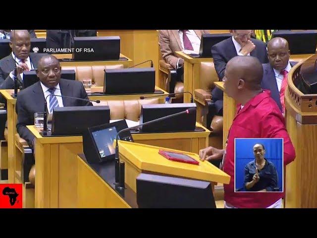 Julius Malema Telling Ramaphosa He Is "A Shrewd Business Man"