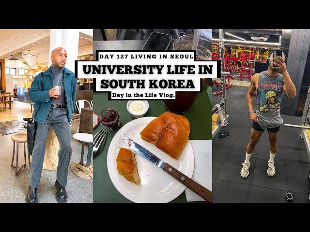 University Life in Korea Vlog.  Dongguk University, Study Korean with Me, K-Beauty in Seongsu