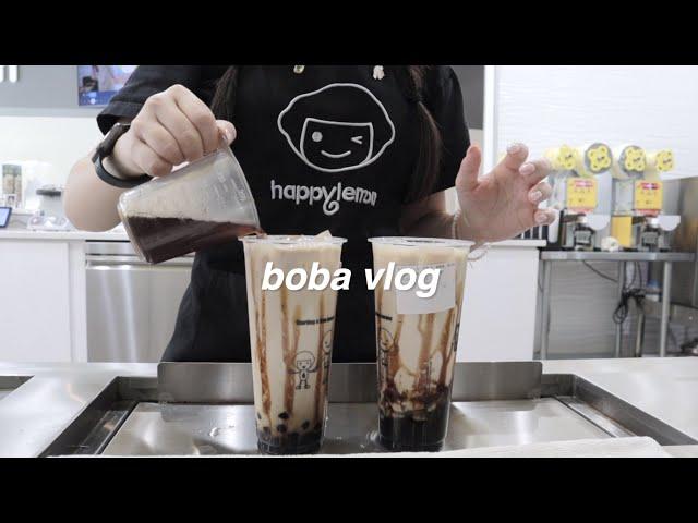 boba vlog | come open a boba shop with me