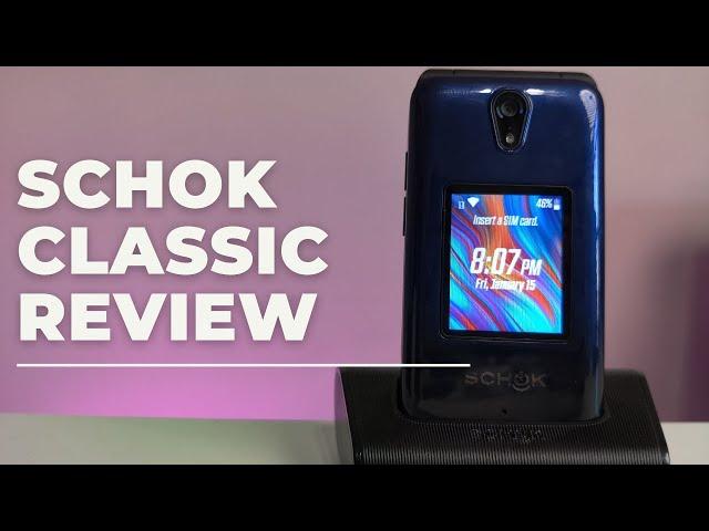 Schok Classic Review || Android Flip Phone