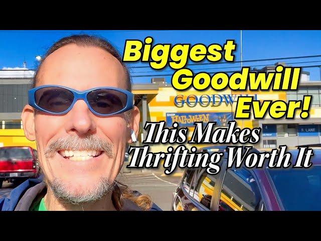 Thrifting for Vintage Deals in the World's Biggest Goodwill!