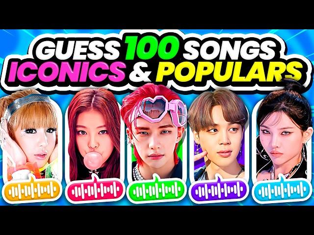 Guess 100 Iconic & Popular K-Pop Songs  Ultimate Quiz Challenge | KPOP QUIZ 2025